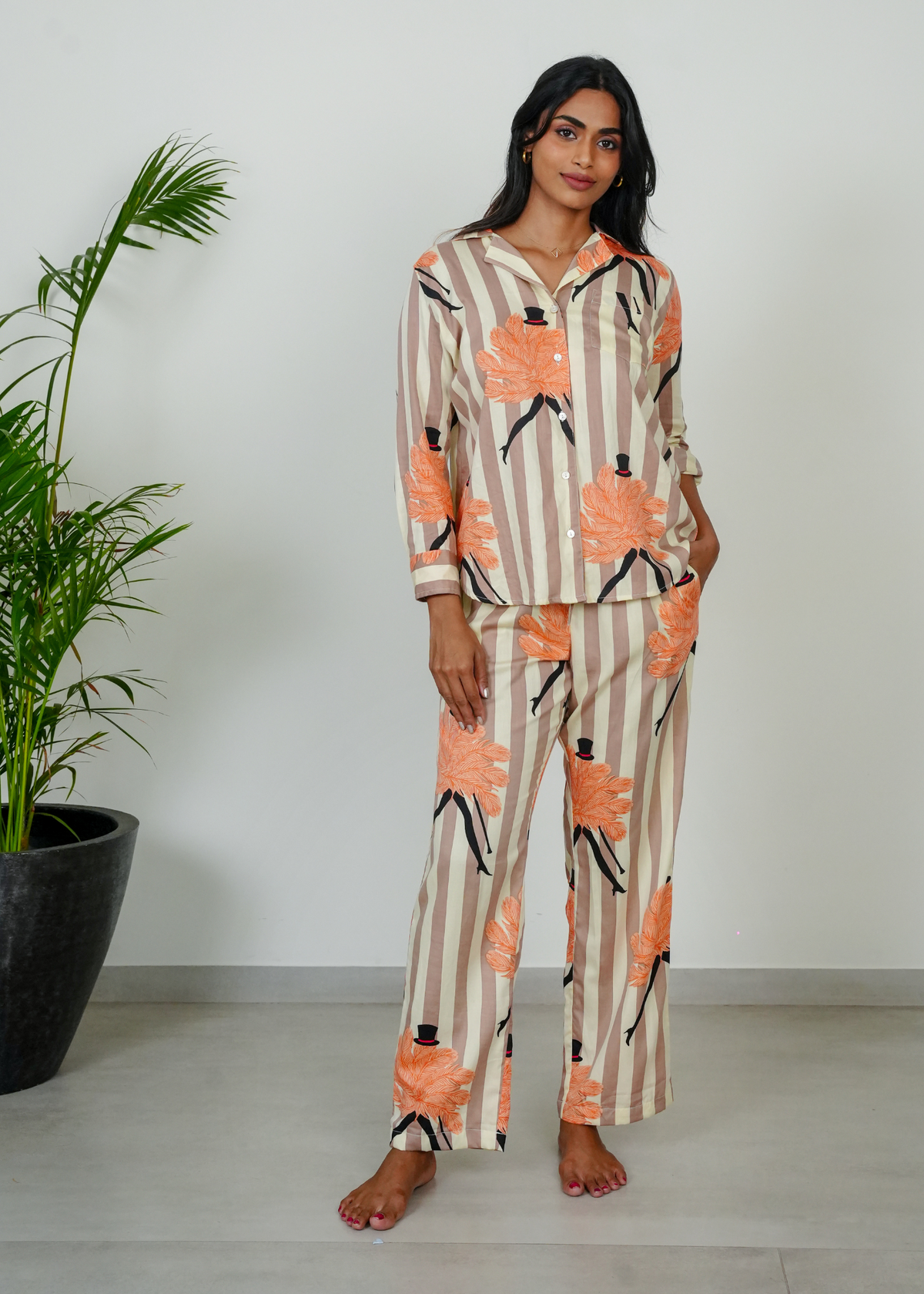 Ela 3/4 Sleeve PJ set - Showtime