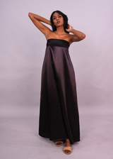 Swing Tube Dress - Mahogany