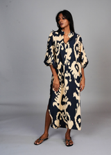 Anika Dress - Navy Chandelier