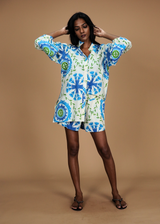 Zeenat Shorts Coord Set - Floral Suzek