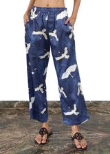 Crop PANT - Blue Eyed Cranes