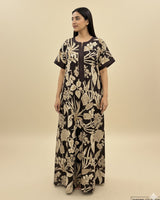 Diya Nightgown - Brown Kodi Flowers