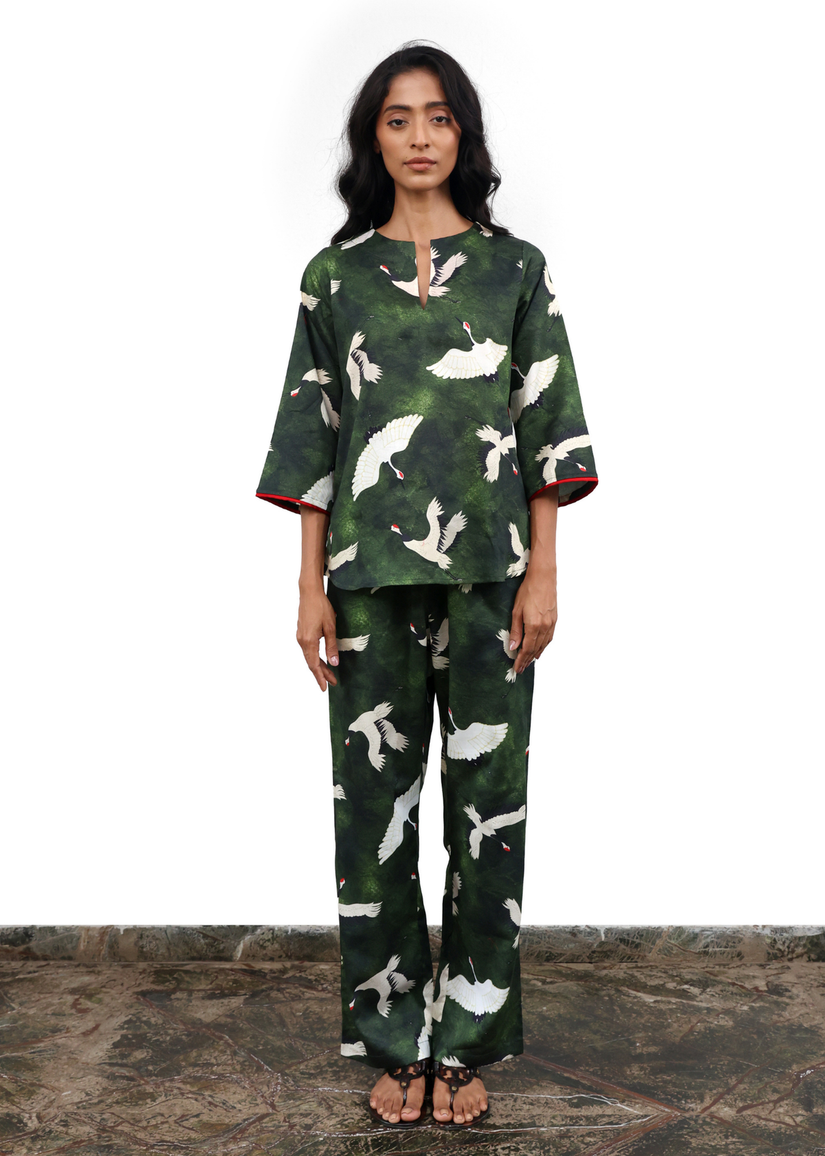 Radha Tunic Top - Clover Cranes