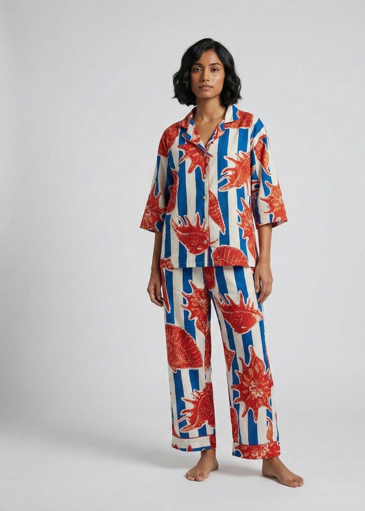 Sharan Boxy PJ Set - She Sells Sea Shells