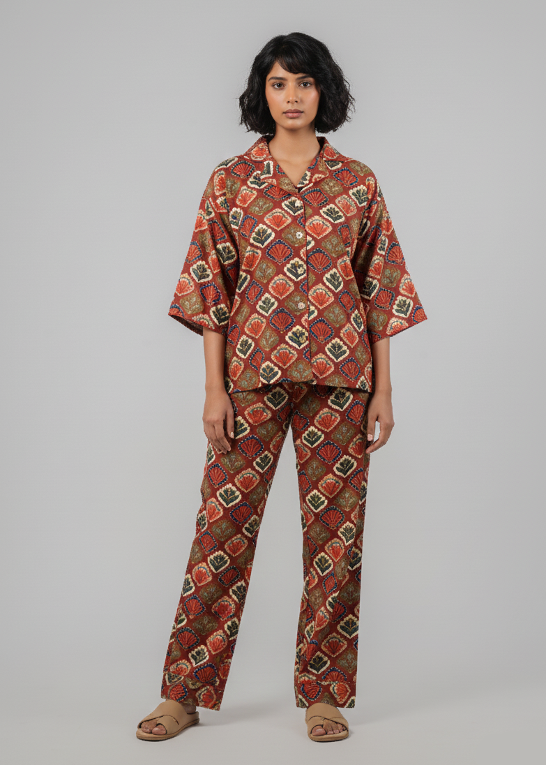 Sharan Boxy PJ PANT - Scallops