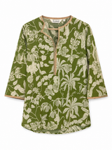 Yashoda Tunic Set - Green Jungle Boogie