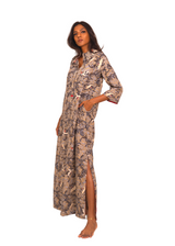 Nikki Lounge Dress - Crayon Cranes