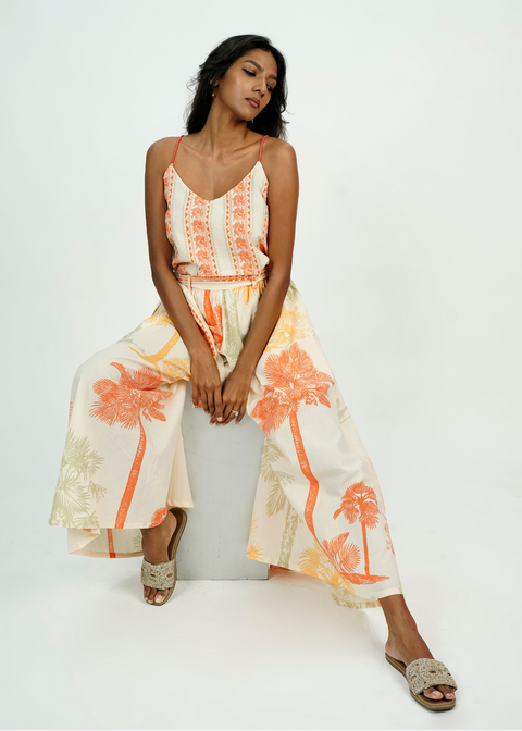 Skort Coord Set - Pastel Summer