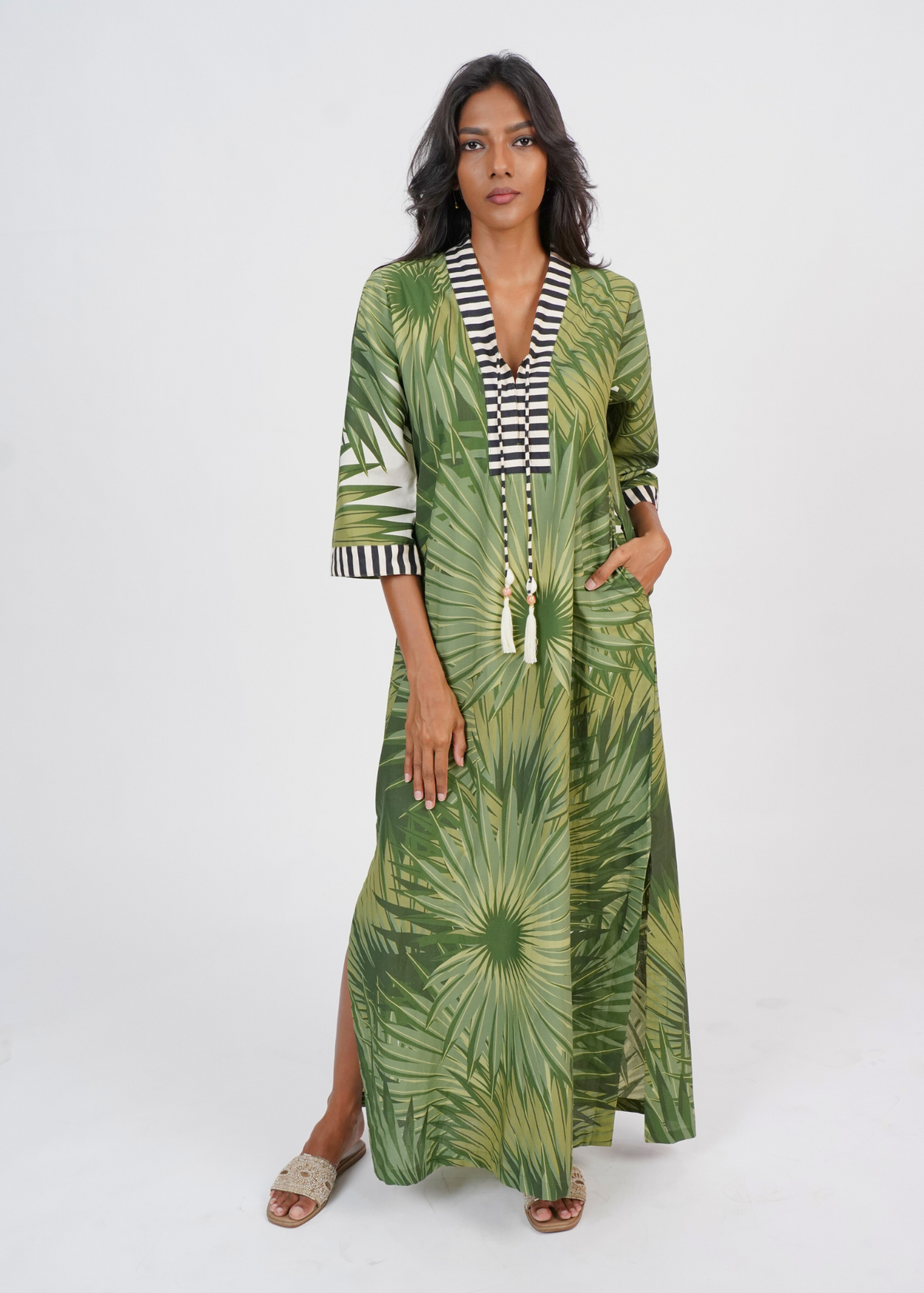 Nikki Lounge Dress - Palm Alley