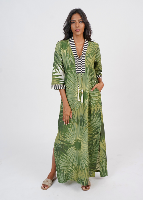 Nikki Lounge Dress - Palm Alley