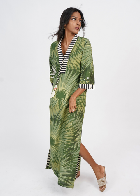 Nikki Lounge Dress - Palm Alley