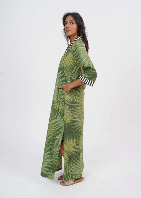 Nikki Lounge Dress - Palm Alley