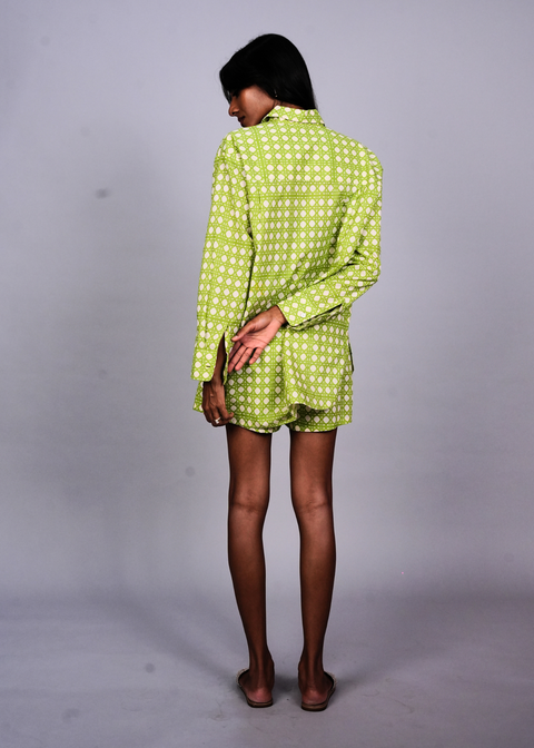 BF Shorts Coord Set - Cucumber Rattan