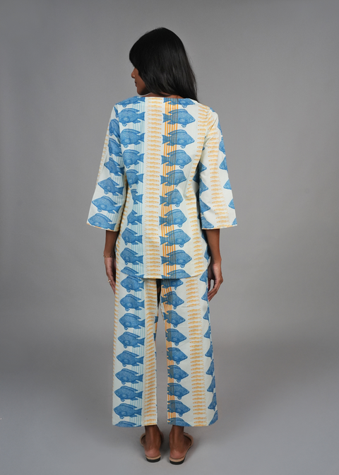 Radha Tunic Set - Something Fishy