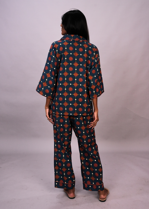 Sharan Boxy PJ Set - Marigold Nights