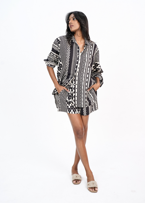 BF Shorts Coord Set - Nomad Stripes