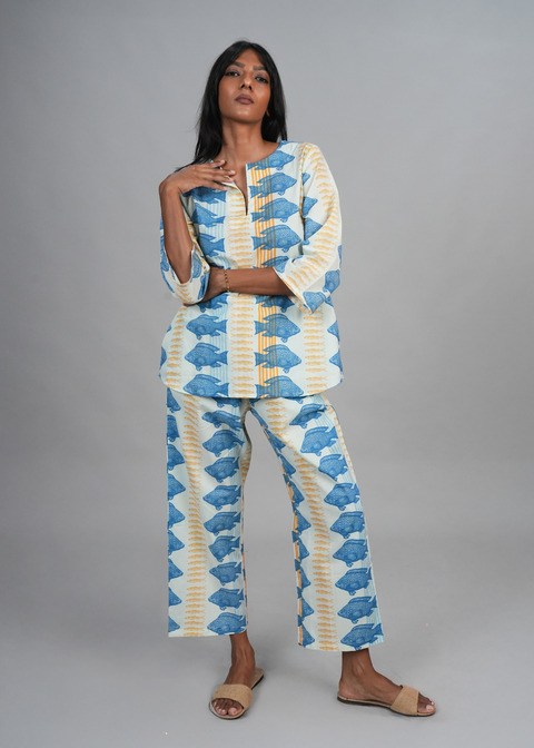 Radha Tunic Set - Something Fishy