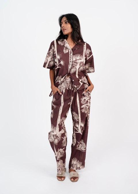 SS Sharan Boxy PJ Set - Coconut Skies