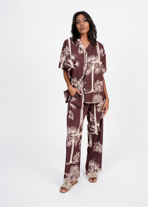 SS Sharan Boxy PJ Set - Coconut Skies