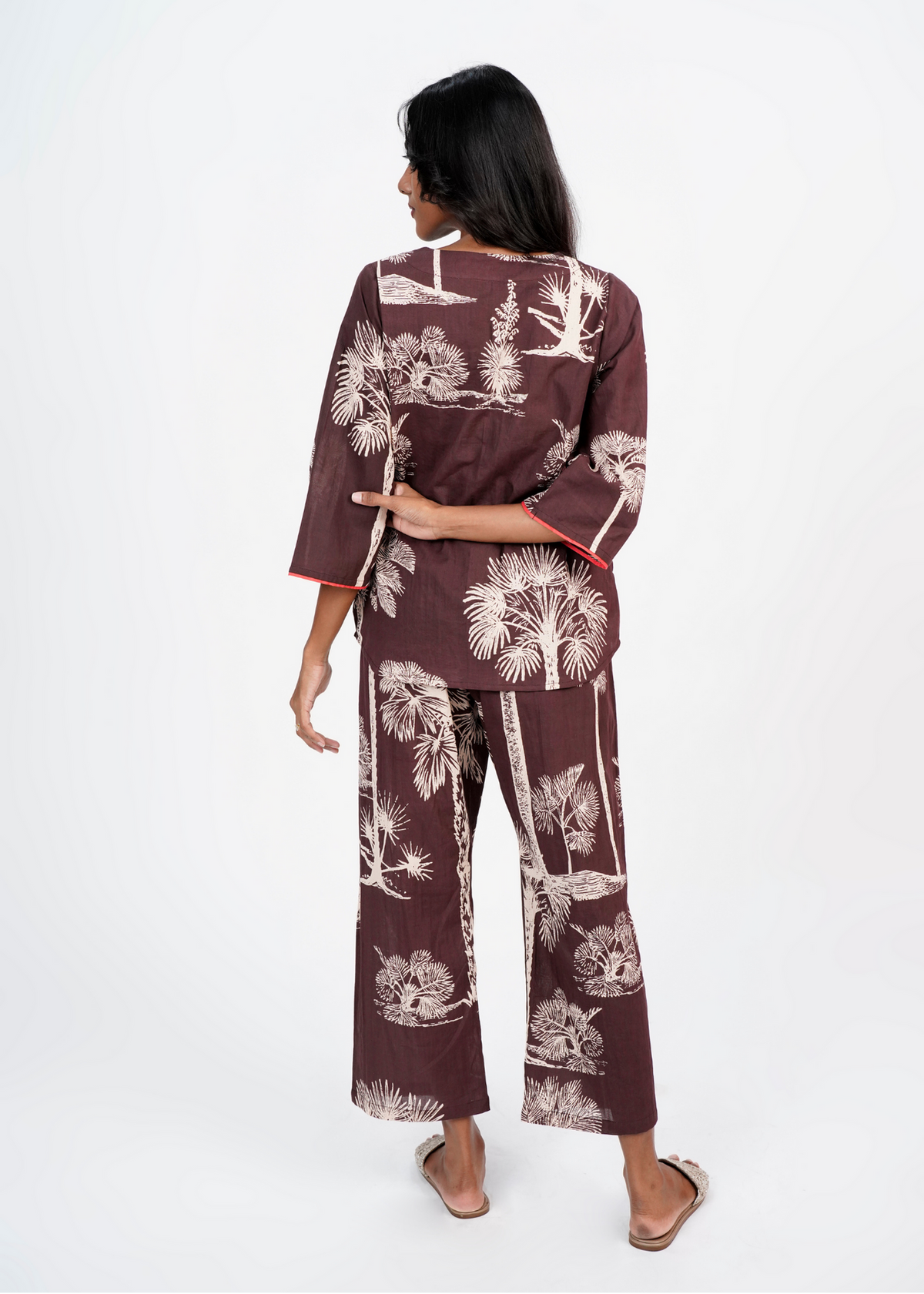 Radha Tunic Set - Coconut Skies