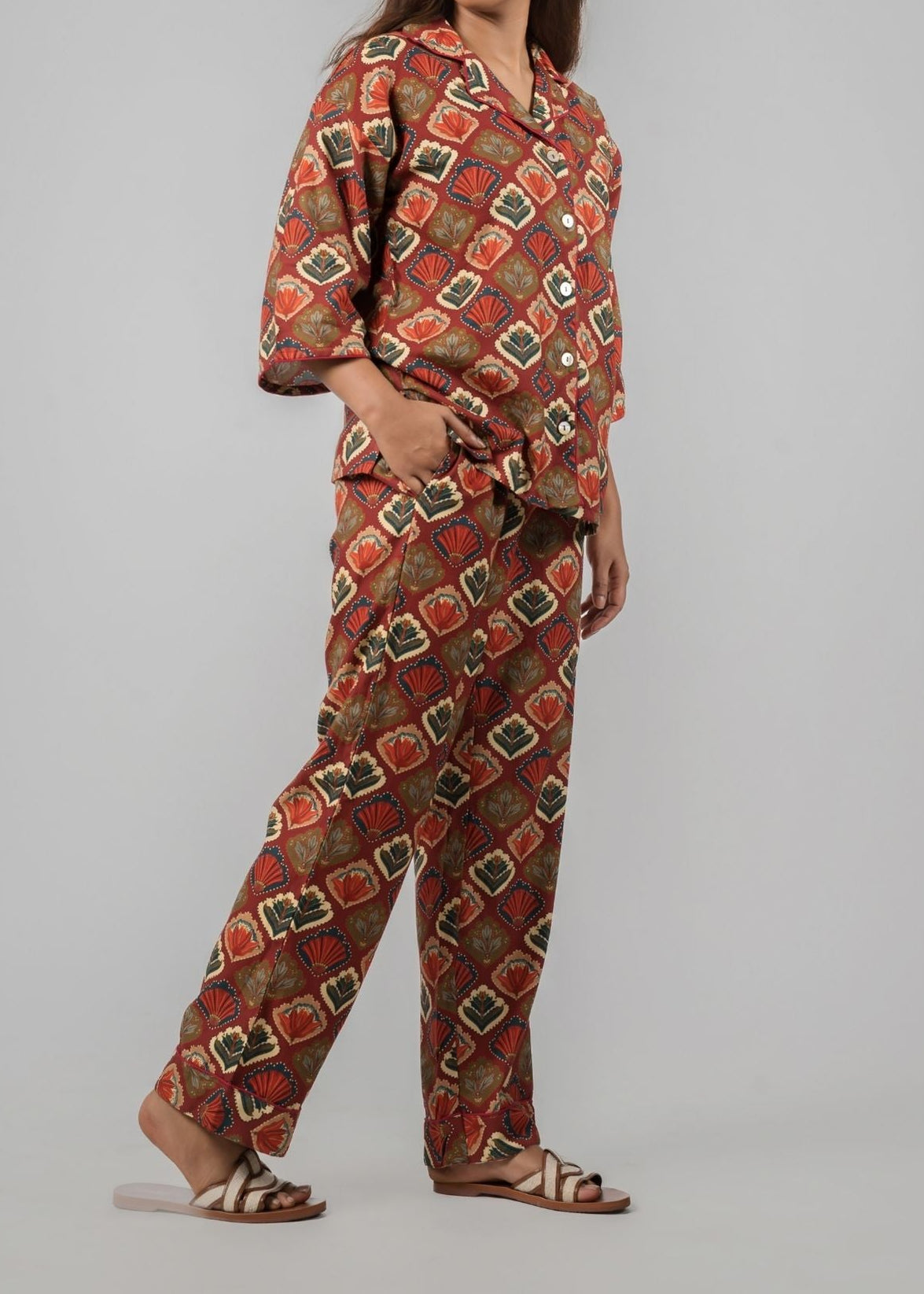 Sharan Boxy PJ PANT - Scallops