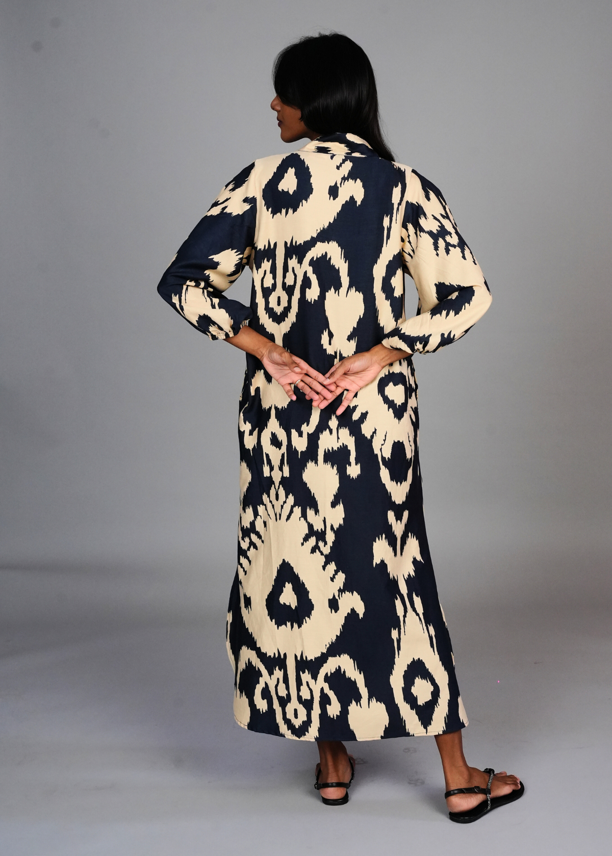 Anika Dress - Navy Chandelier