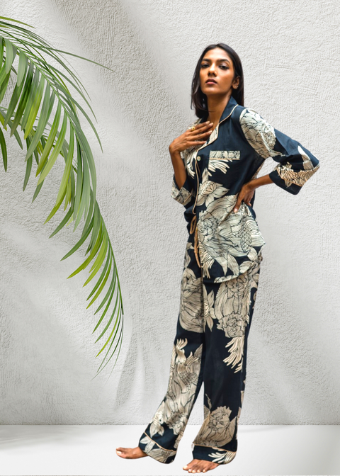 Ela PJ PANT - Black Satori