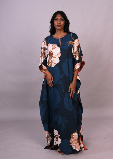 Surya Caftan - Moonlit Blooms