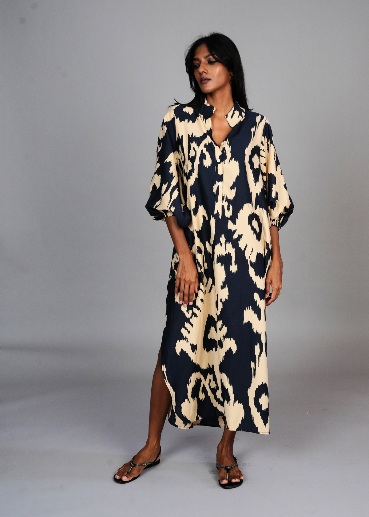 Anika Dress - Navy Chandelier