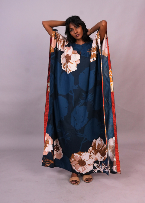 Surya Caftan - Moonlit Blooms