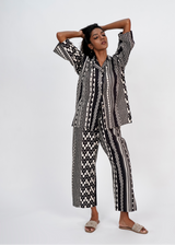 Sharan Boxy PJ Set - Nomad Stripes
