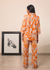 Ela PJ 2pc Set - Orange Kodi Flowers