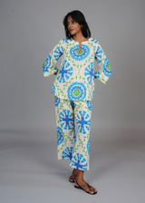 Radha Tunic Set - Floral Suzek