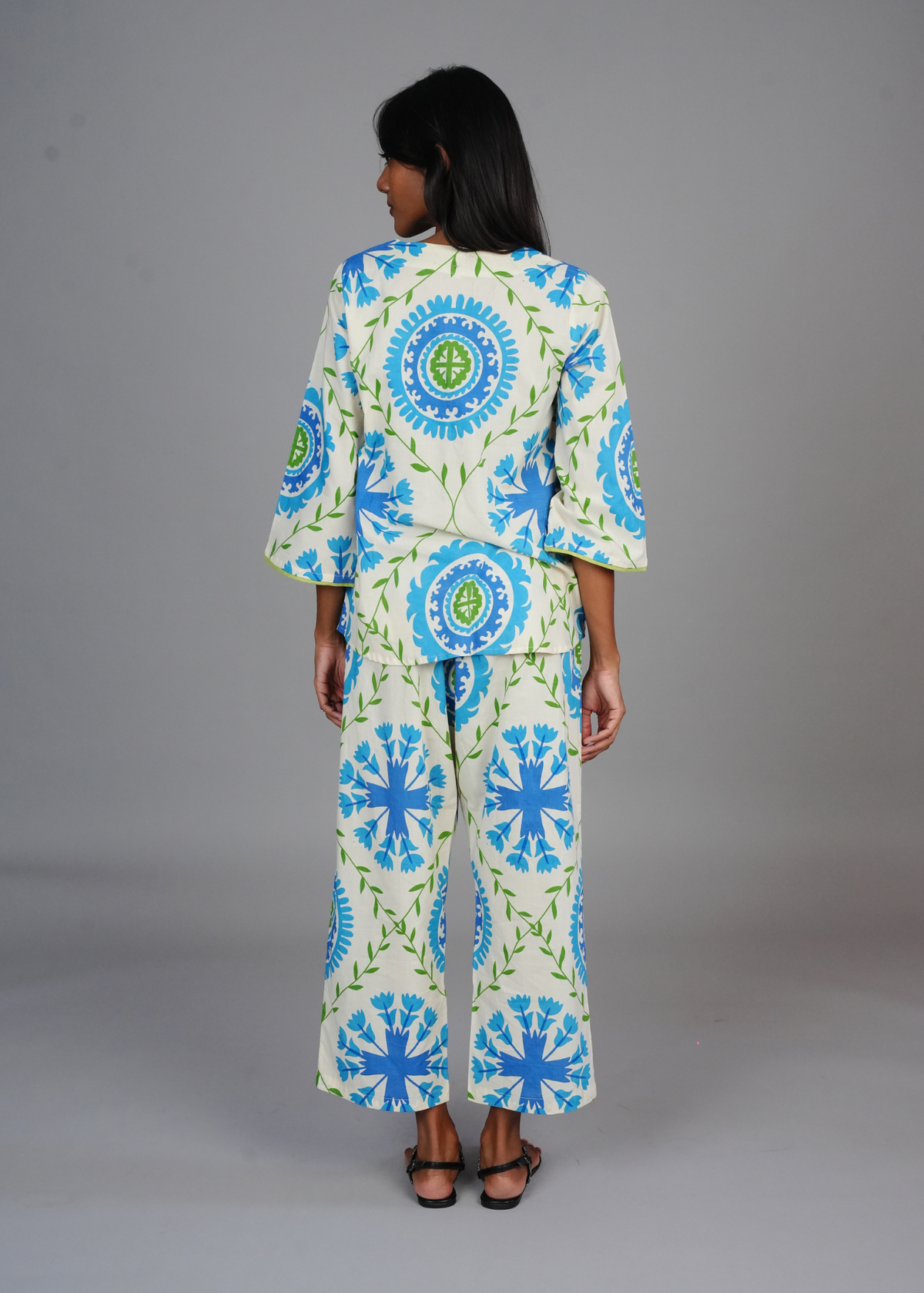Radha Tunic Set - Floral Suzek