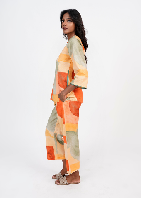 Radha Tunic Set - Summer Sky