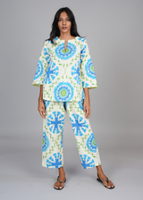 Radha Tunic Set - Floral Suzek