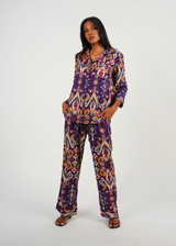 Ela 3/4 Sleeve PJ set - Majorelle Bazaar