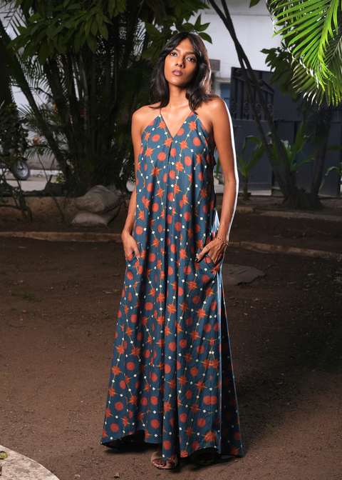 Sara Dress - Marigold Nights