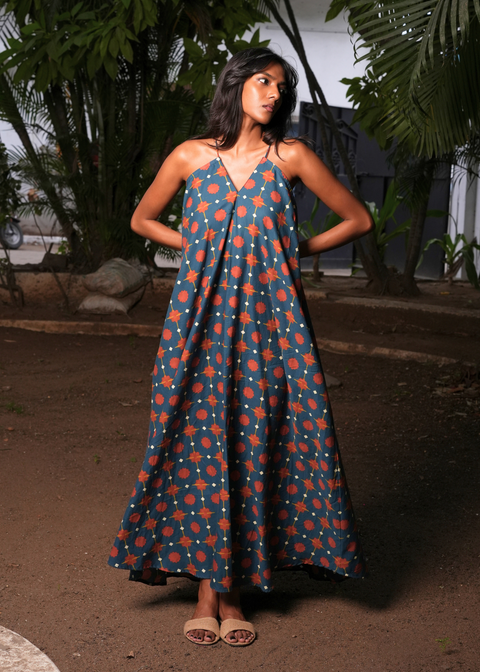 Sara Dress - Marigold Nights