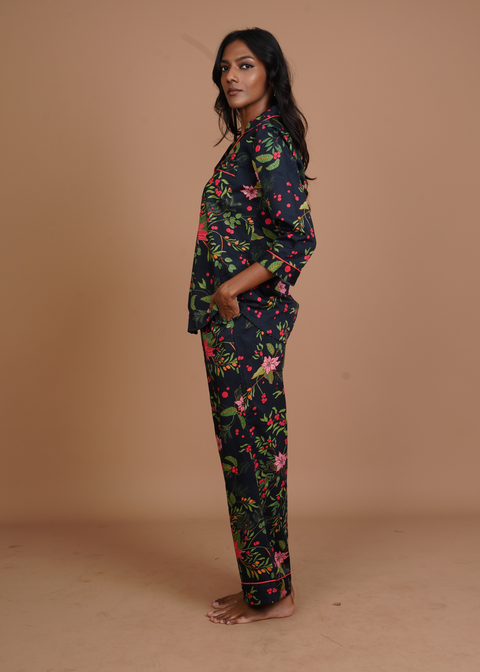 Ela PJ Set - Poinsettias