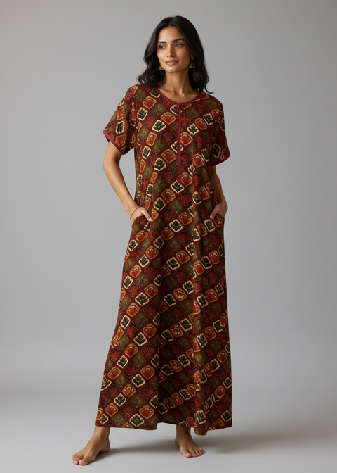 Diya Nightgown - Scallops