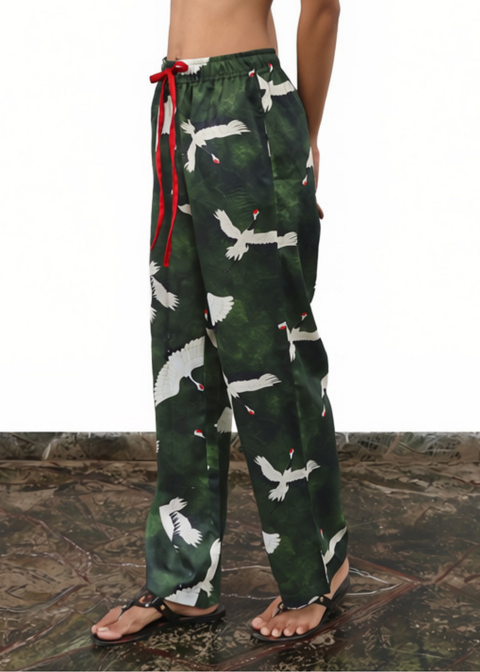 Crop PANT - Clover Cranes