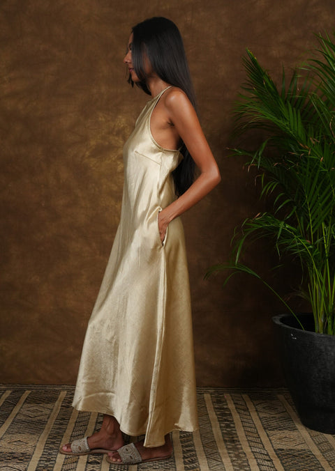 Rena Dress - Gold