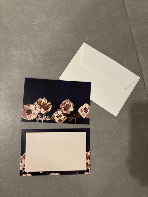 Stationery Gift Box - Midnight Blossoms