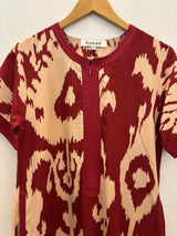 Diya Nightgown - Burgundy Chandeliers