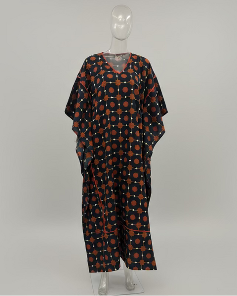 Sun Caftan - Midnight Marigold