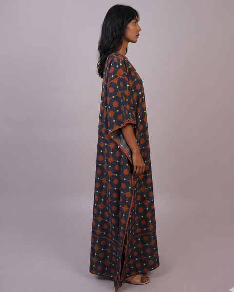 Sun Caftan - Midnight Marigold