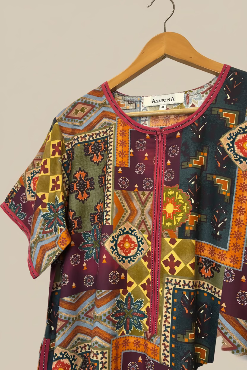 Diya Nightgown - Collage