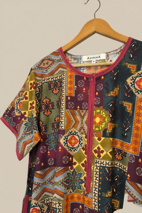 Diya Nightgown - Collage