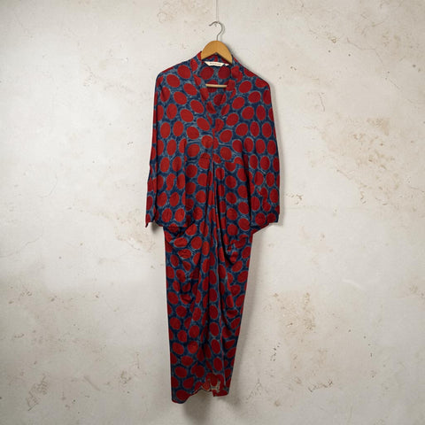 Chandrika Kaftan - Red Polka